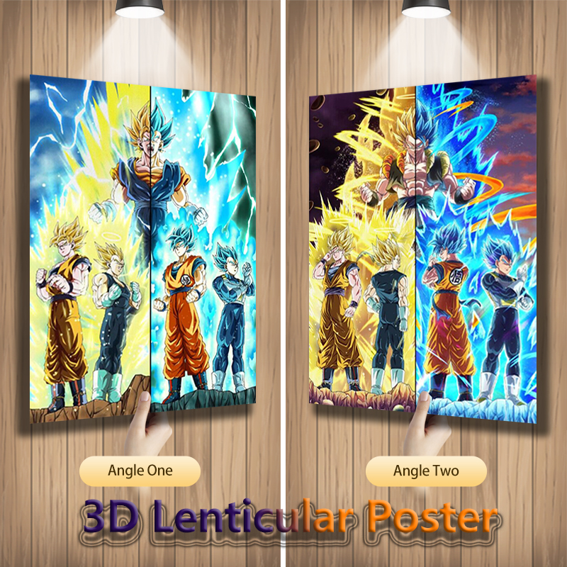 3D Printing Examples - Anime Dragon Ball Goku Vegeta 3D