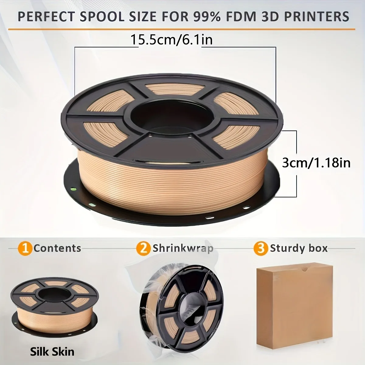 Skin Color PLA Filament 1.75Mm - 3D Printing Labubu recensie en prijs
