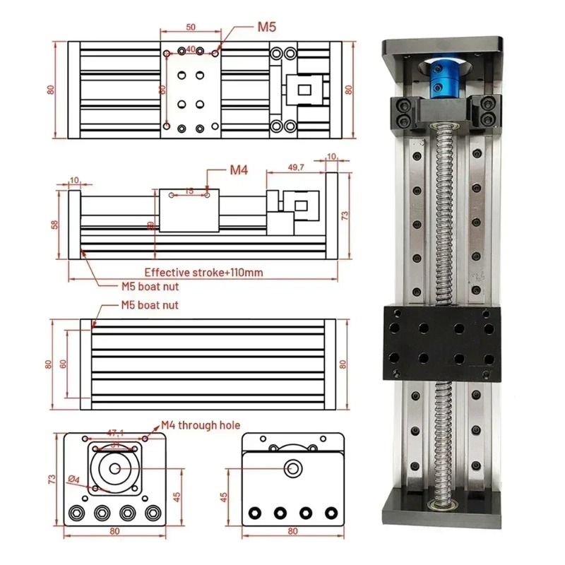 【specialized】CNC Ball Screw Li - Linear Guide Rail recensie en prijs