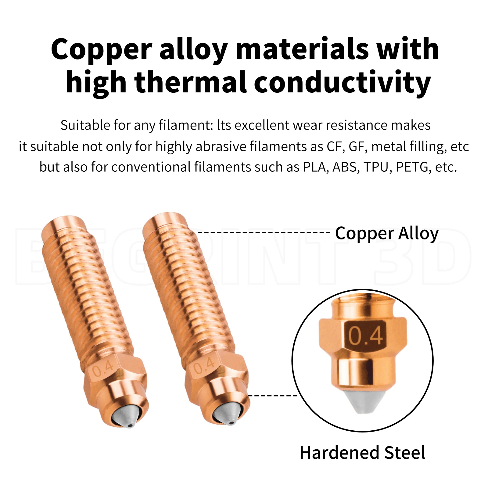Bi-metal Nozzle For ELEGOO Cen - 3D Printing Elegoo recensie en prijs