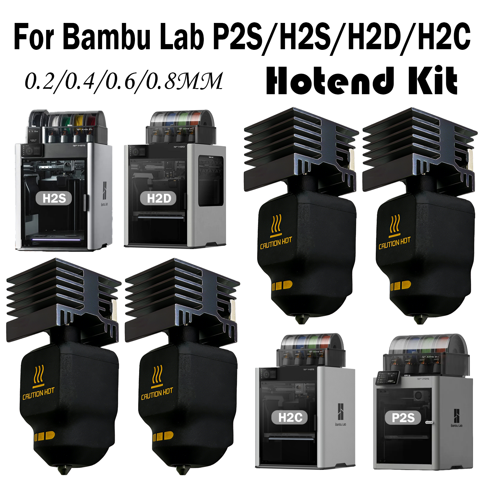 For Bambu Lab P2S H2C Upgraded - 3D Printing Bambu recensie en prijs