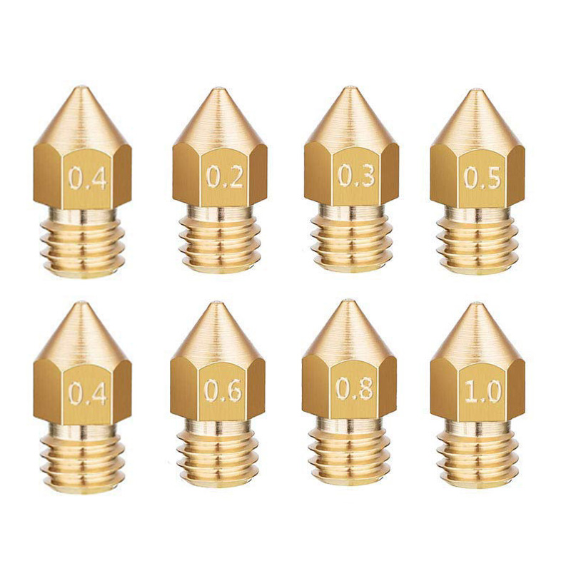 10/20 Pcs MK8 Brass Nozzle 0.2 - 3D Printer Nozzle Brass recensie en prijs