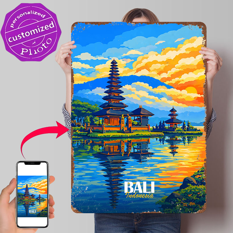 Bali Ulun Danu Temple At Sunse - 3D Printing Bali recensie en prijs