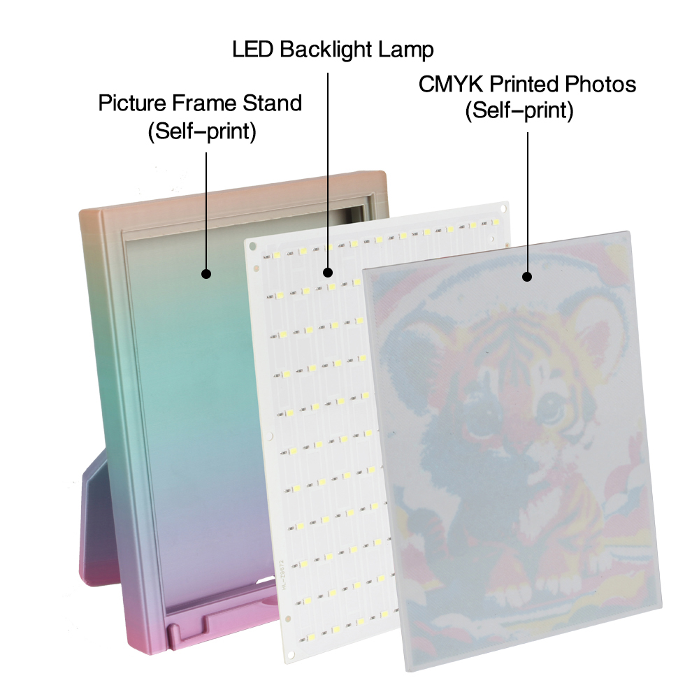 For Bambu Lab Lithophane Led P - 3D Printing Bambu recensie en prijs