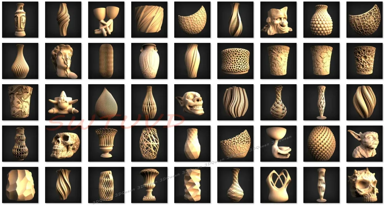 440+ Planter POT Vase STL File - 3D Printing Files recensie en prijs