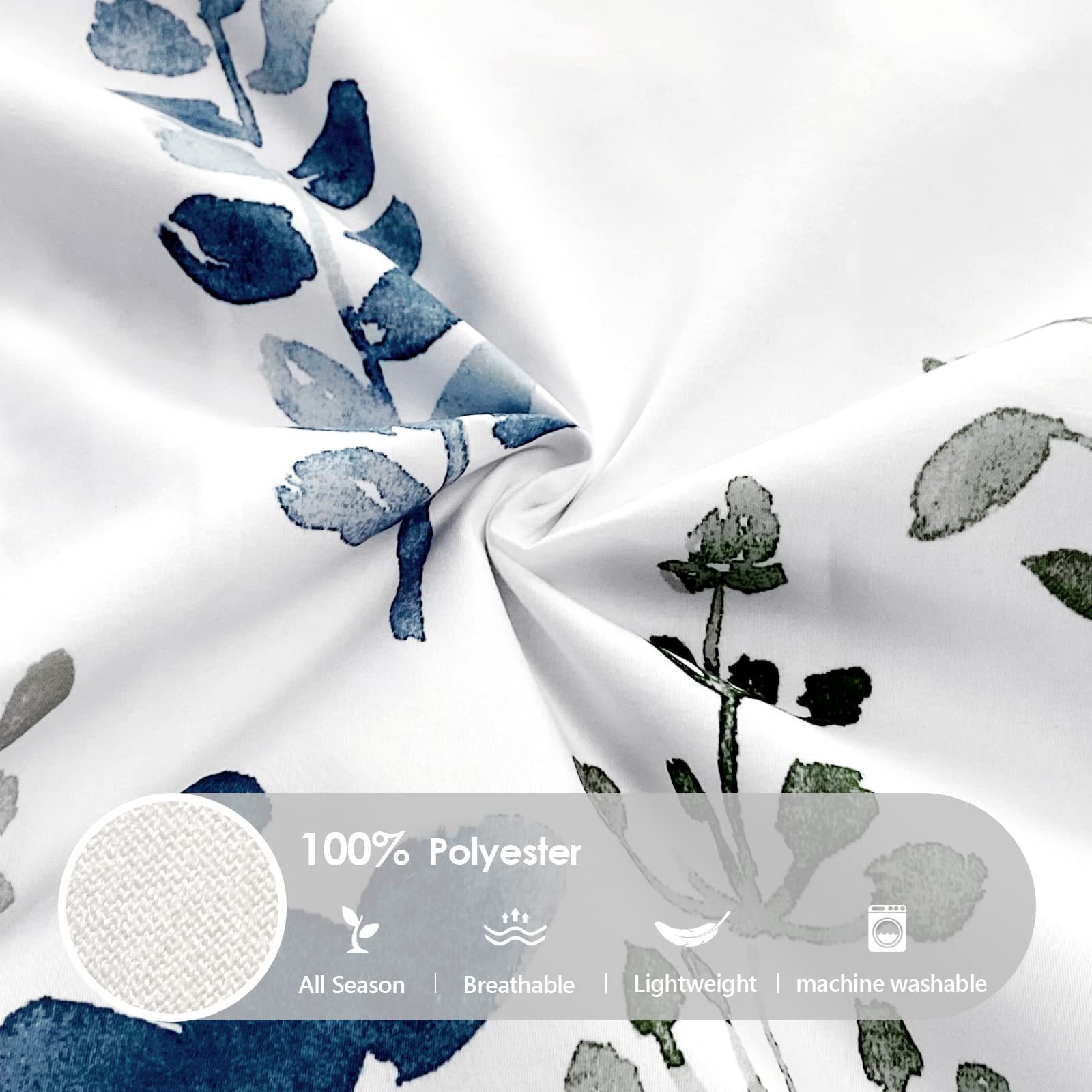 White Floral Three Piece Duvet - 3D Printing Examples recensie en prijs