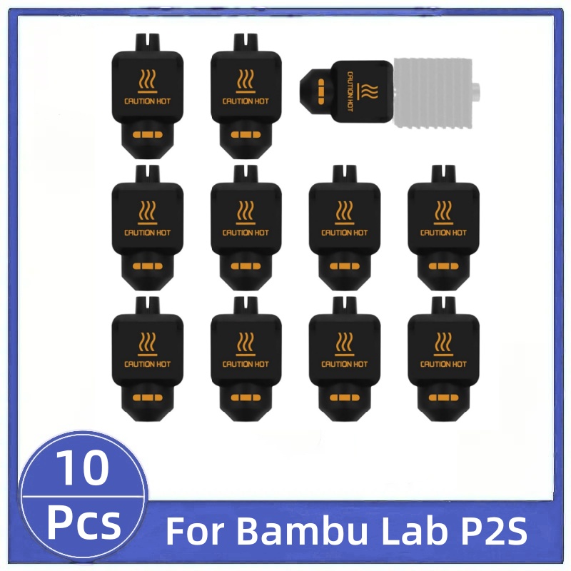 10Pcs Black Silicone Sock for  - 3D Printing Bambu recensie en prijs