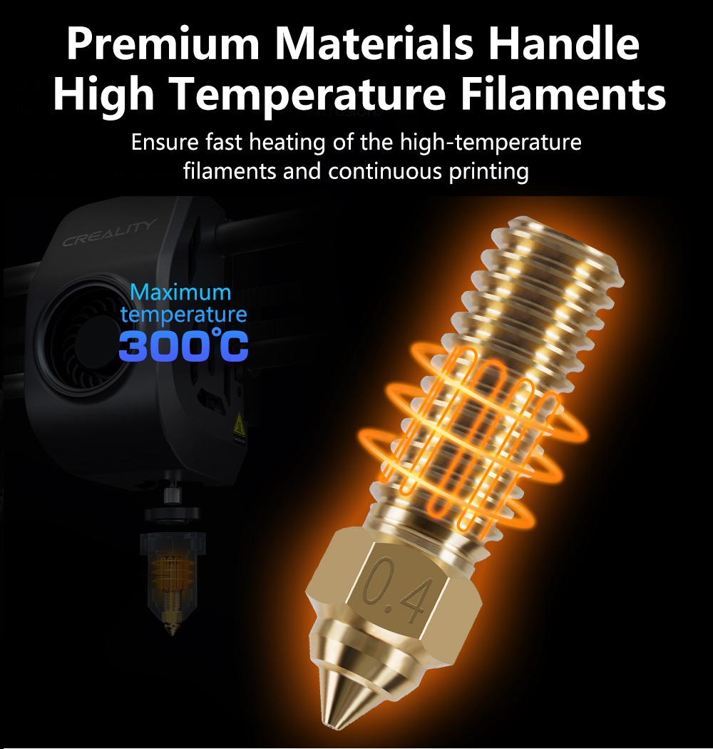 Nozzle For Creality K1 K1 Max  - 3D Printer Nozzle Brass recensie en prijs