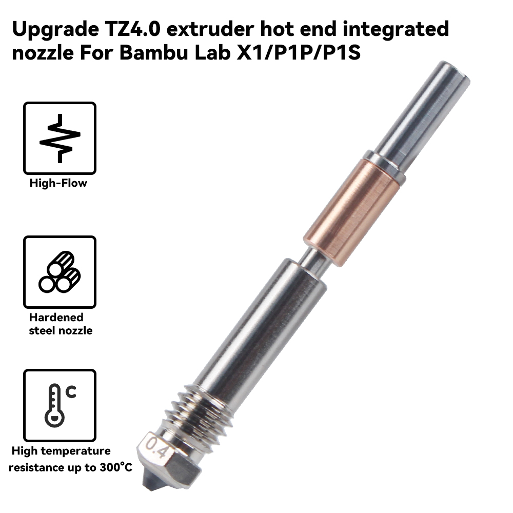 New Hotend Integrated Nozzle F - 3D Printing Bambu recensie en prijs