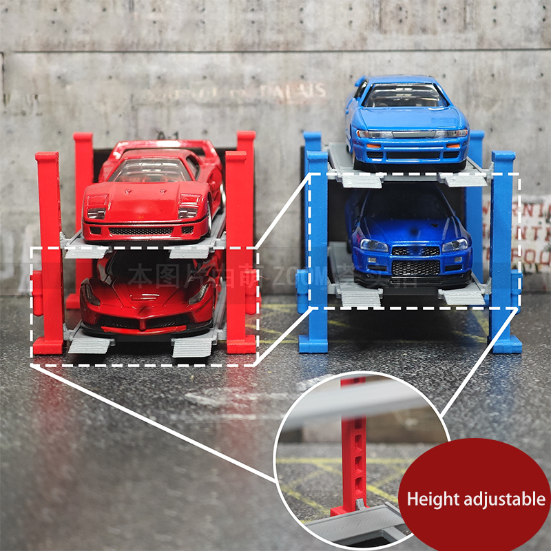 1:64 Car Model Scene Double-la - 3D Printing Plastic recensie en prijs