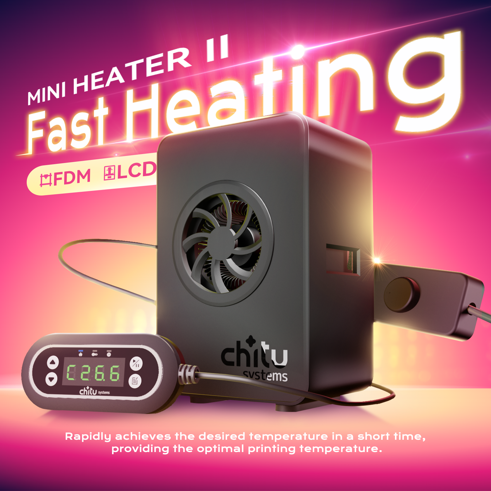 Chitu Systems H2 Mini Heater N - 3D Printing Elegoo recensie en prijs