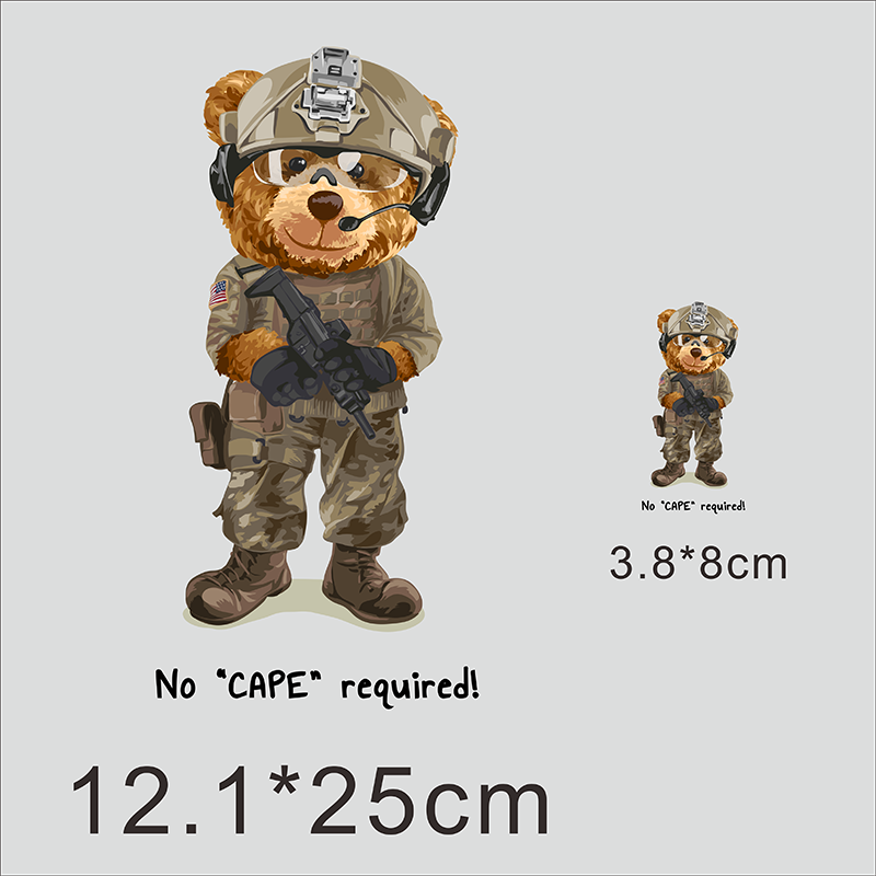 Cartoon Bear Trend Iron Sticke - 3D Printing On Fabric recensie en prijs