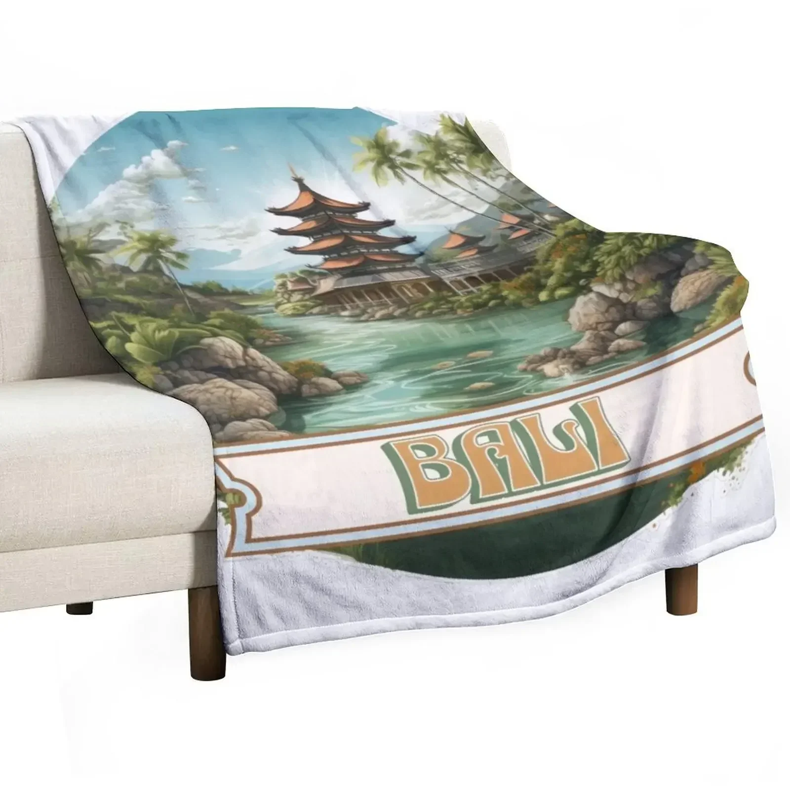 Bali Indonesia Throw Blanket P - 3D Printing Bali recensie en prijs