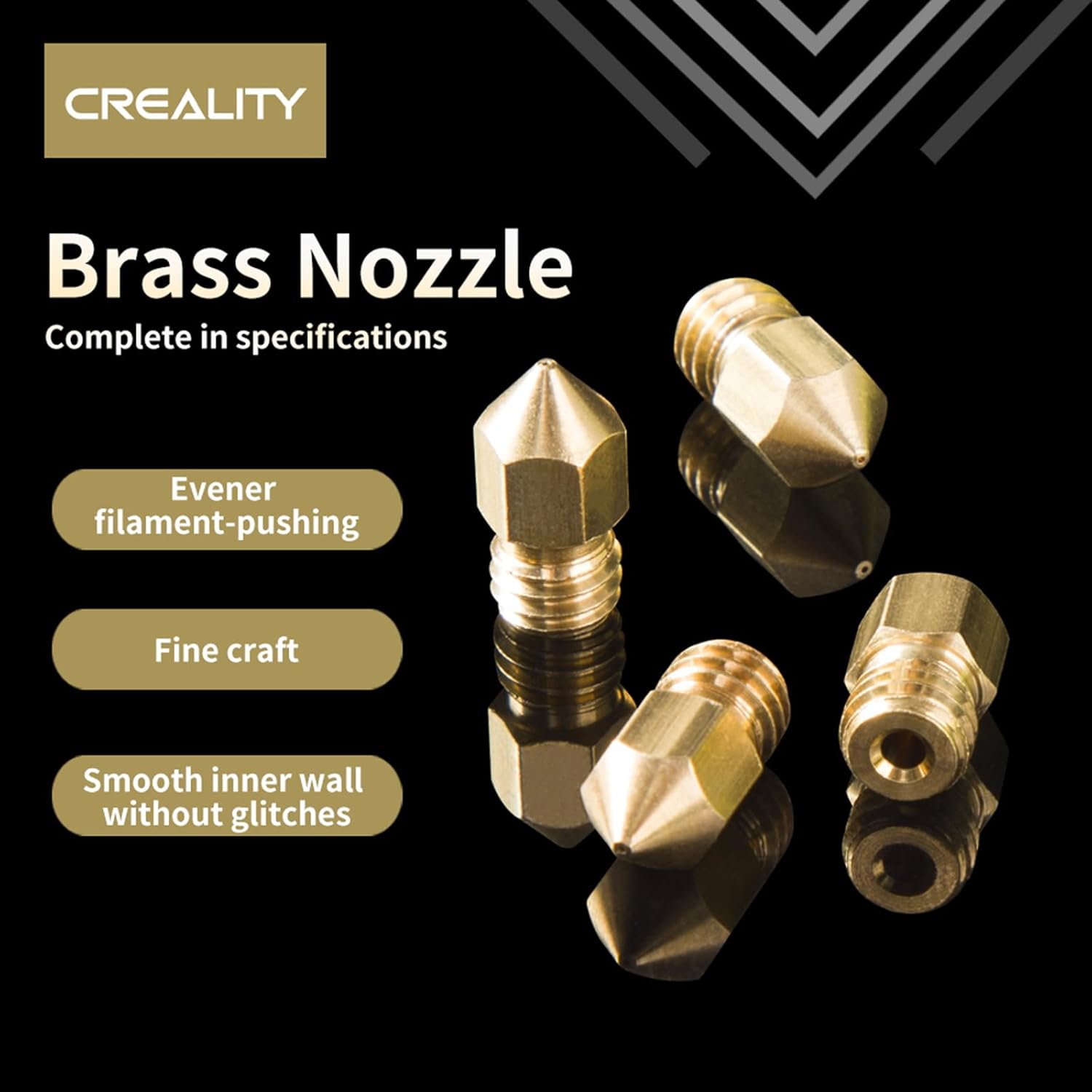 Official Creality Ender 3/Ende - 3D Printer Nozzle Brass recensie en prijs