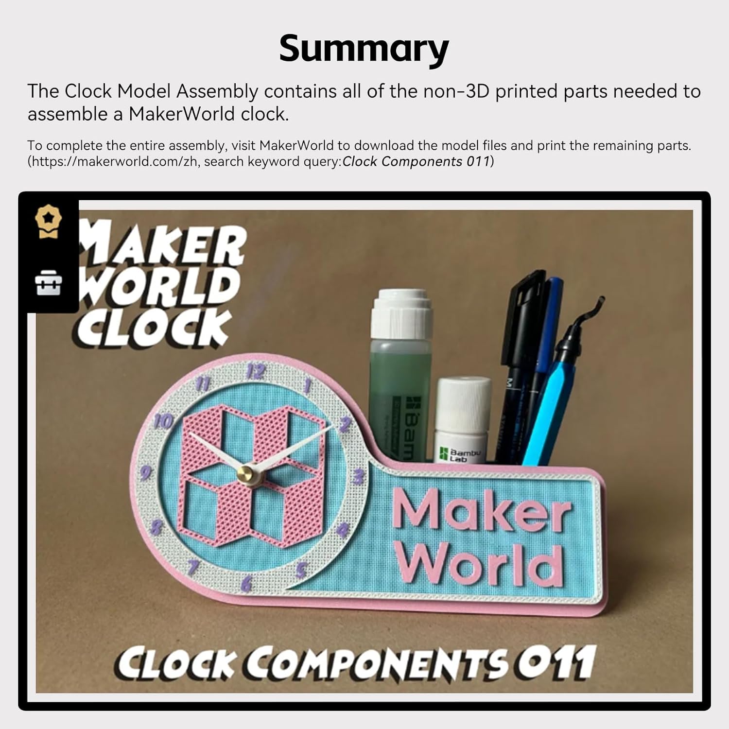For Bambu Lab Makerworld MH011 - 3D Printing Bambu recensie en prijs