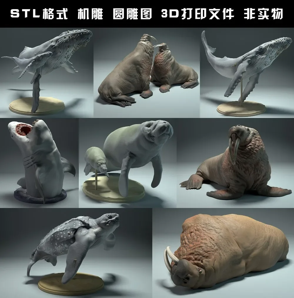 animals, polar bear, takin, wo - 3D Printing Files recensie en prijs