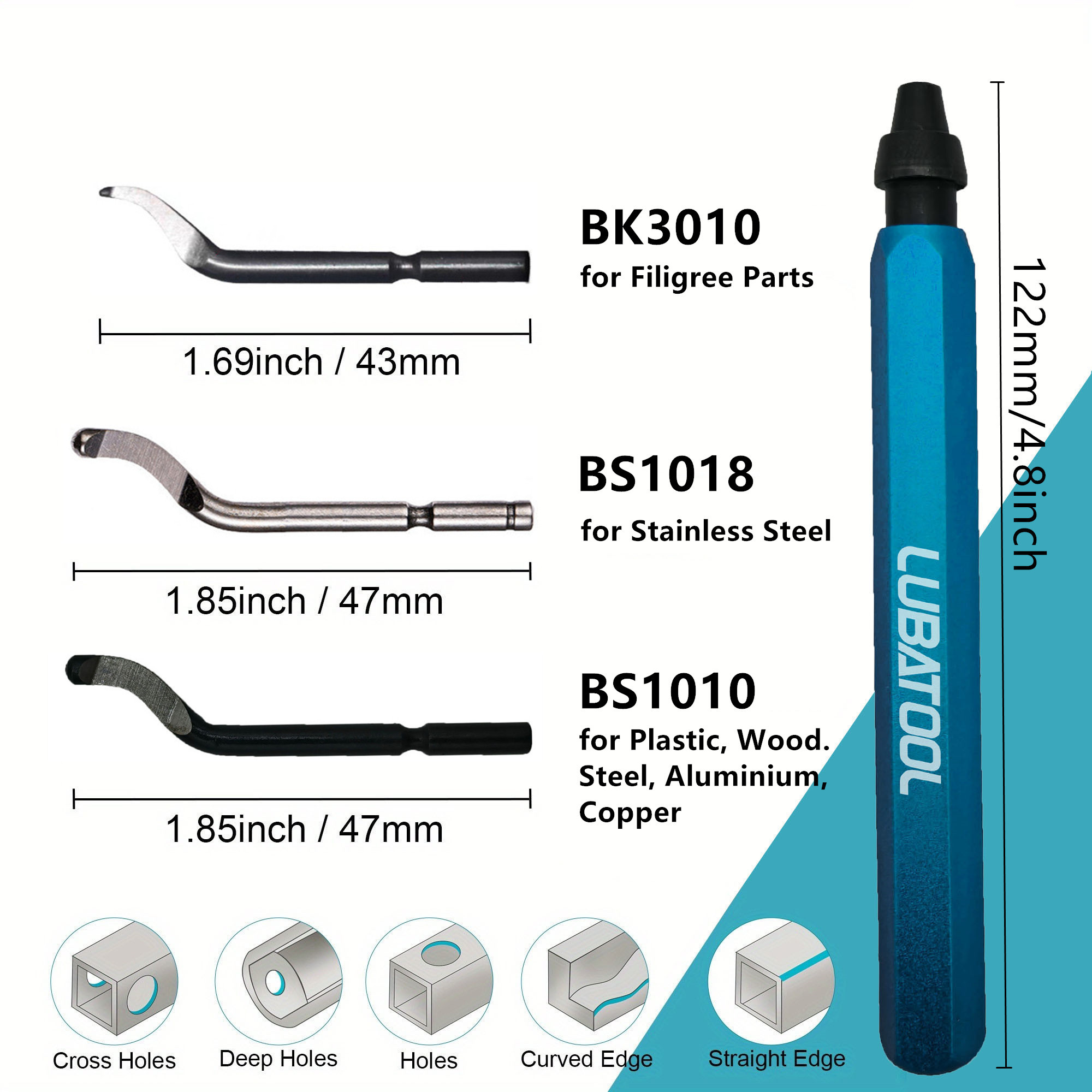 LUBATOOL Deburring Tool with 1 - 3D Printing Files recensie en prijs