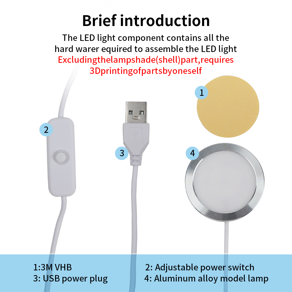 For Bambu Lab Led Lamp Kit 001 - 3D Printing Bambu recensie en prijs