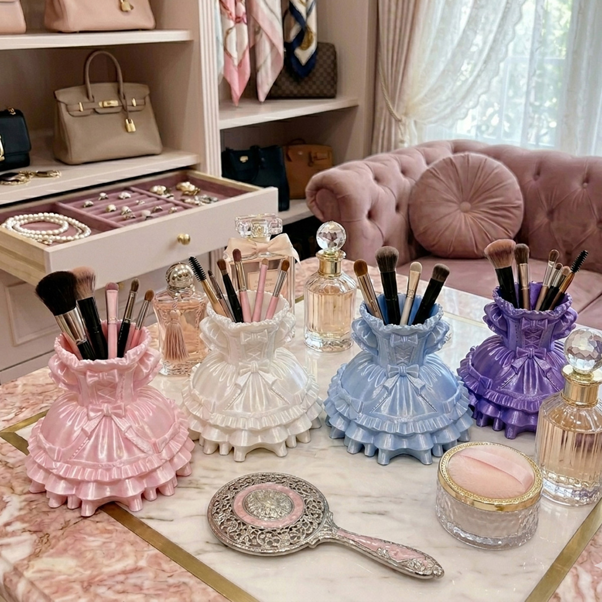 Princess Dress Makeup Brush Ho - 3D Printing Examples recensie en prijs