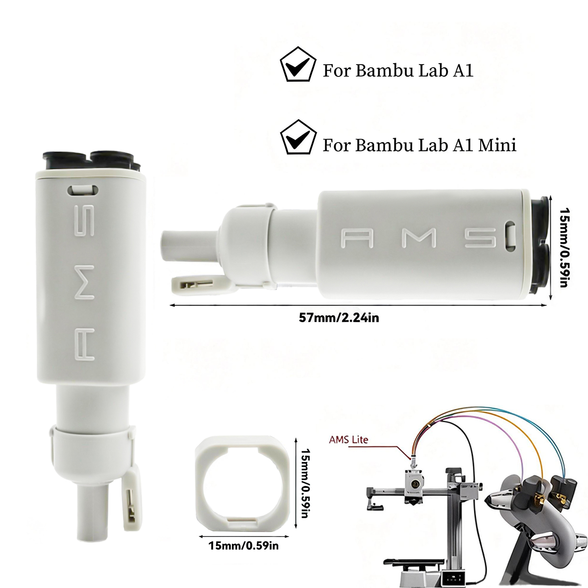3D Printer AMS Lite Filament H - 3D Printing Bambu recensie en prijs