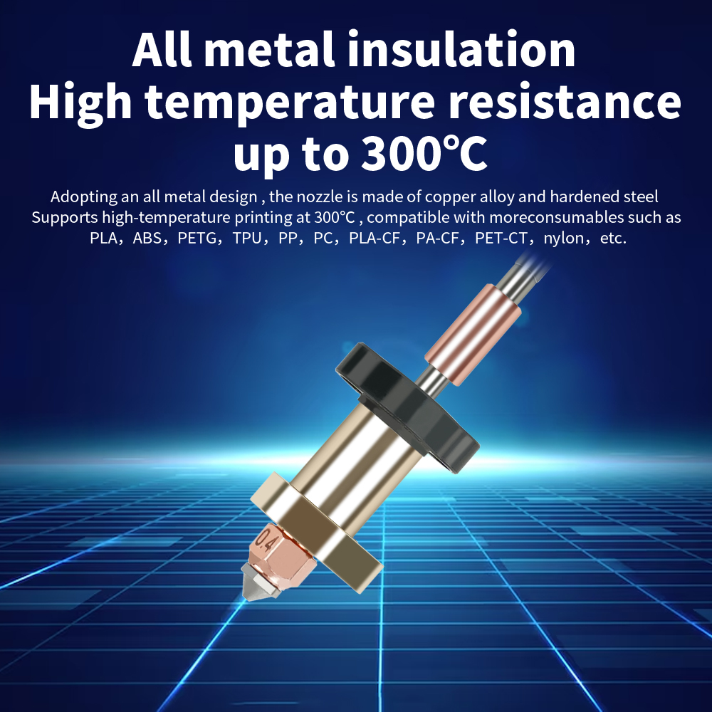 Upgrade Hotend For Creality K1 - 3D Printer Nozzle Brass recensie en prijs