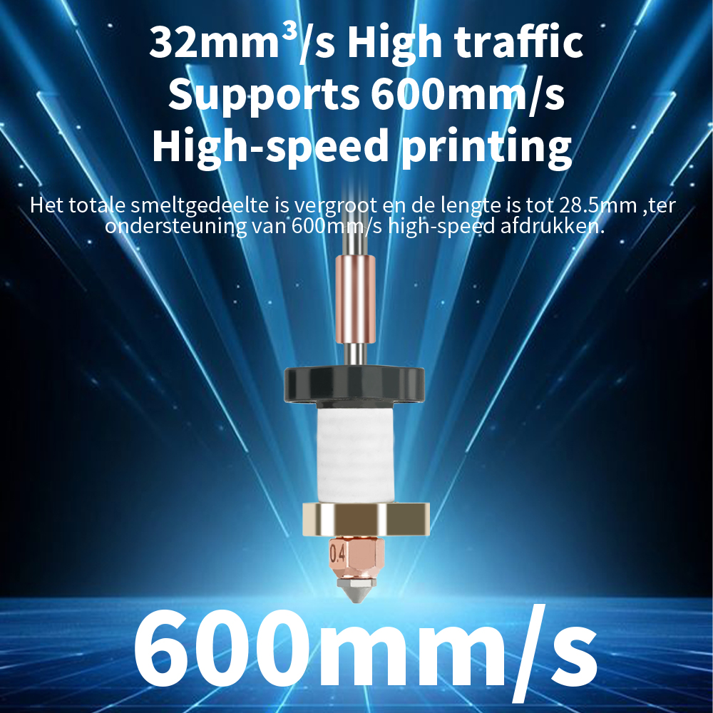 Upgrade Hotend For Creality K1 - 3D Printer Nozzle Brass recensie en prijs