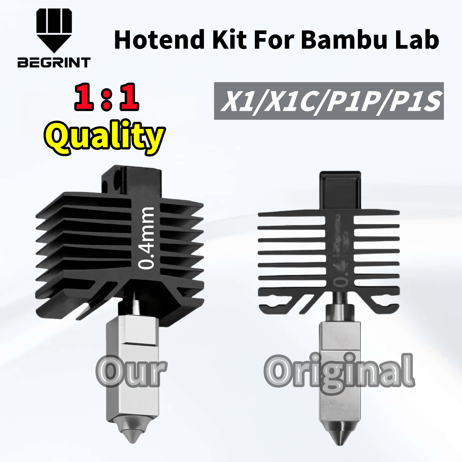 For Bambu Lab X1C/P1P/P1S Hard - 3D Printing Bambu recensie en prijs