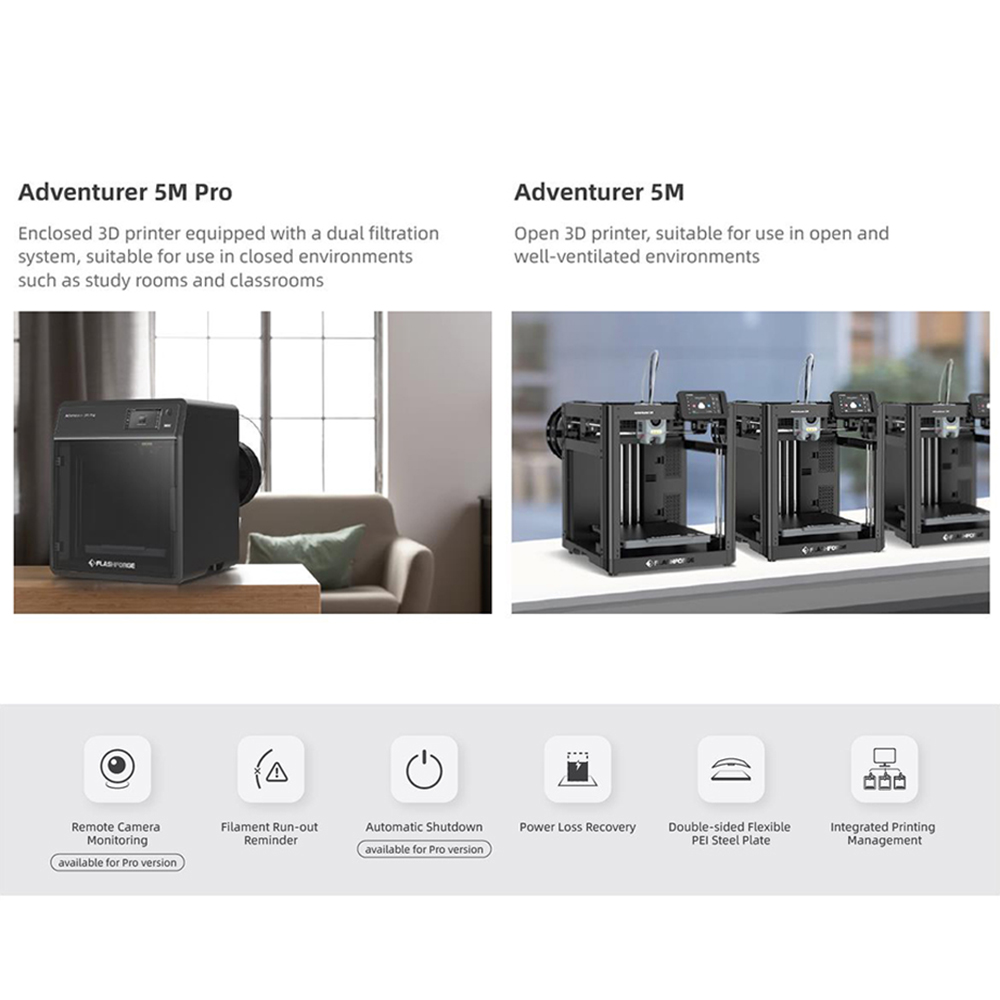 Flashforge Adventurer 5M Pro 3 - 3D Printing Files recensie en prijs